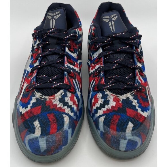 Nike Kobe 9 GS Independence Day Sz 5Y Women’s Sz 6.5 Basketball Shoes 653593-100 - Picture 2 of 11